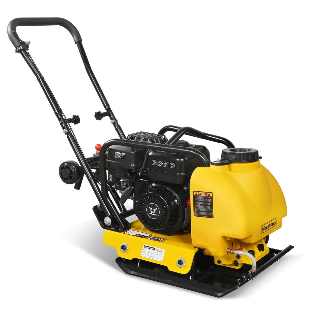 5.8 HP Vibratory Plate Compactor with Wheel Kit, 3150 lb Centrifugal Force for Soil, Gravel, Asphalt and Paver Base, PC80Z