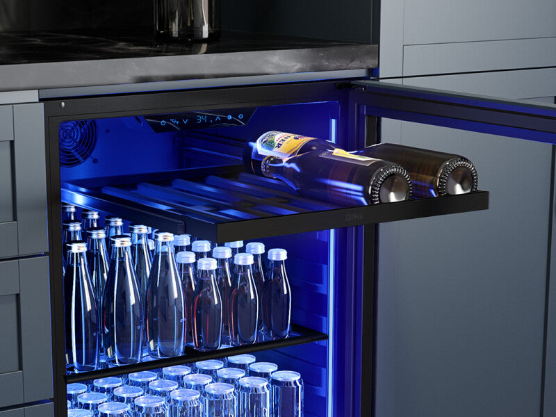 Zephyr  24" Panel Ready Single Zone Beverage Cooler - Panel Ready (PRB24C01CPG)
