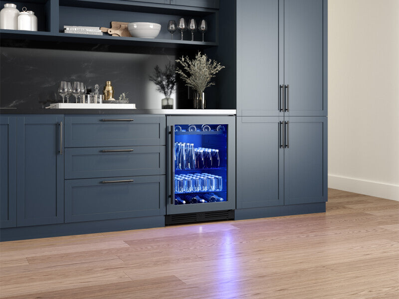 Zephyr  24" Panel Ready Single Zone Beverage Cooler - Panel Ready (PRB24C01CPG)