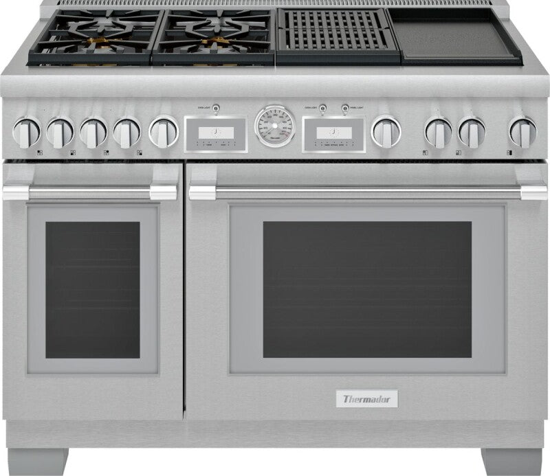 THERMADOR  Dual Fuel Professional Range - Stainless Steel (PRD484WCGU)