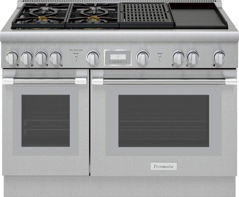 THERMADOR  Dual Fuel Professional Range - Stainless Steel (PRD484WCHU)