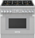 THERMADOR  Gas Professional Range 36'' Pro Harmony® Standard Depth - Stainless Steel (PRG366WH)