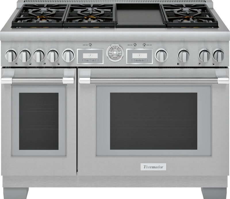THERMADOR  Gas Professional Range 48'' Pro Grand® Commercial Depth - Stainless Steel (PRG486WDG)