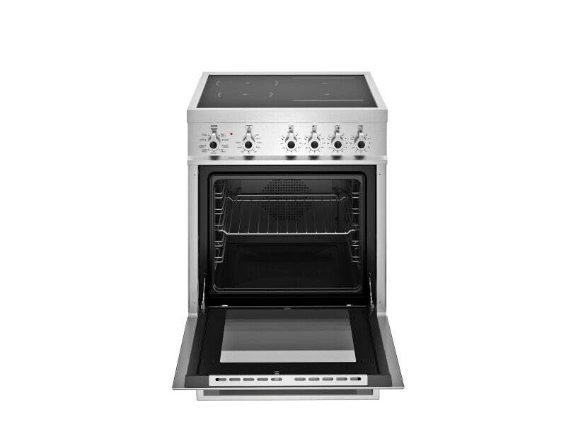 BERTAZZONI  24" Professional Series range - Induction manual clean oven - 4 burners - Builder - Stainless Steel (PRO244IFEMXB)