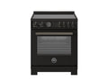 BERTAZZONI  30 inch Induction Range, 4 Heating Zones, Electric Self-Clean Oven - Carbonio (PRO304IFEPCAT)