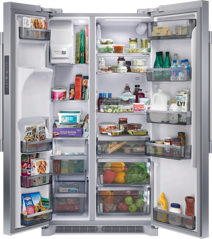 Frigidaire Professional  22 Cu. Ft. 36" Counter-Depth Side-by-Side Refrigerator - Stainless Steel (PRSC2222AF)
