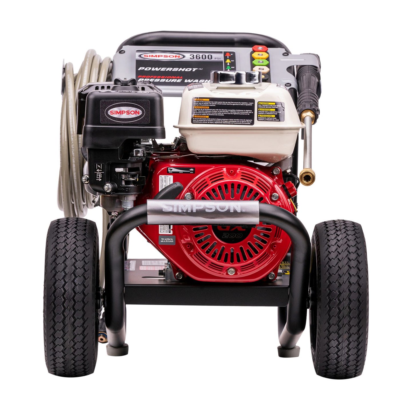 Simpson PowerShot 3600 PSI 2.5 GPM Honda GX200 PS61368 / 61368 Gas Pressure Washer New