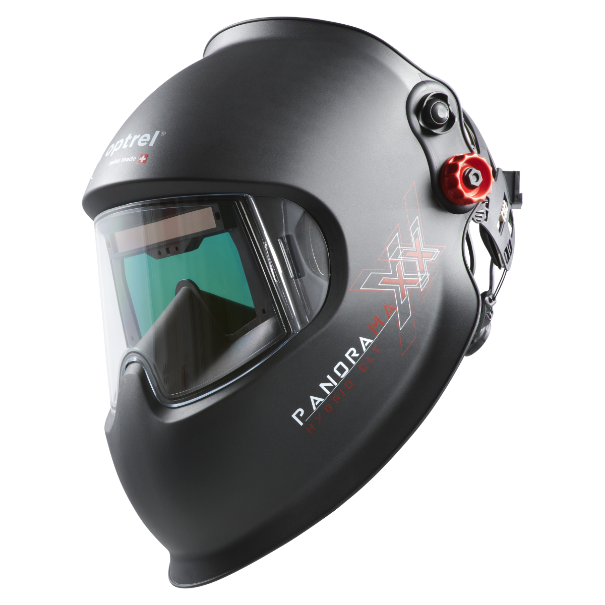 Optrel Panoramaxx Hybrid CLT Laser-Welding Helmet, Black - 1010.302