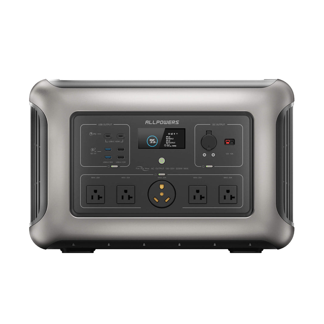 Allpowers R3500 Portable Power Station 3200W 3168Wh Smart App Control New