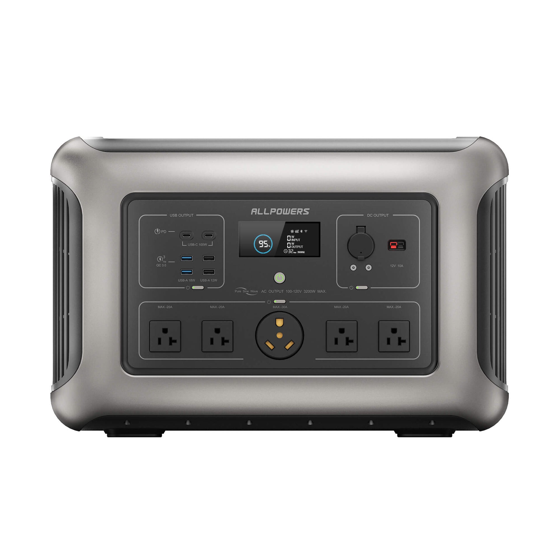 Allpowers R3500 Portable Power Station 3200W 3168Wh Smart App Control New