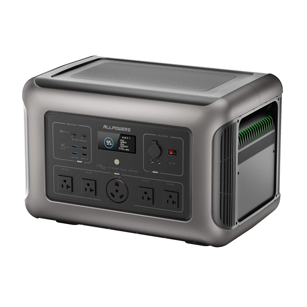 Allpowers R3500 Portable Power Station 3200W 3168Wh Smart App Control New