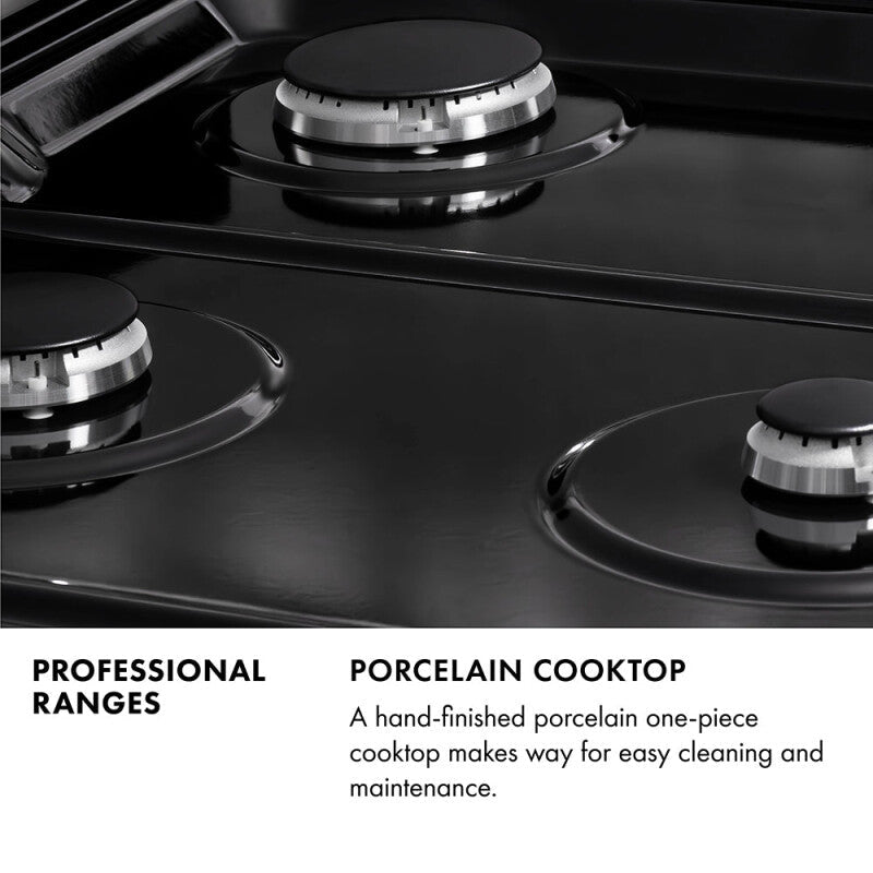 ZLINE  36 In. 4.6 Cu. Ft. Legacy Dual Fuel Range With 6 Burner Gas Cooktop And Electric Convection Oven In Stainless Steel - Stainless Steel (RA36)