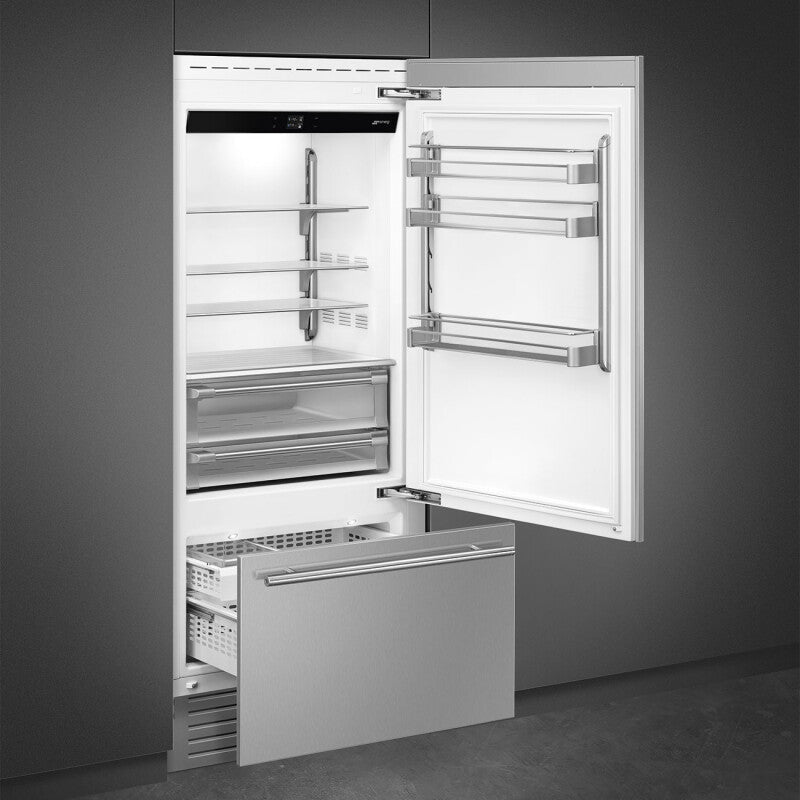 Smeg  Refrigerator Universal - Stainless steel (RBMU36RX)