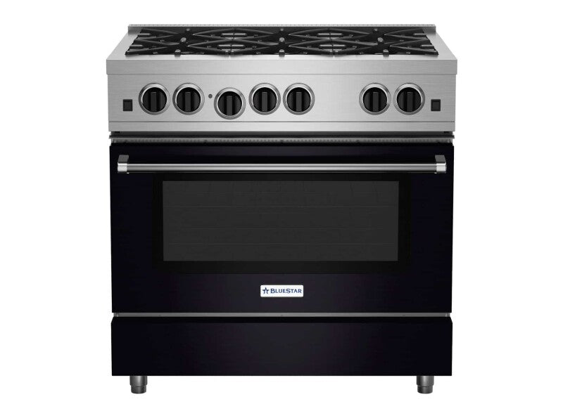 BLUESTAR  36″ Culinary Series (RCS) Sealed Burner Range - Stainless Steel (RCS36SBV2)