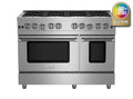 BLUESTAR  48″ Culinary Series (RCS) Sealed Burner Range - Stainless Steel (RCS48SBV2)