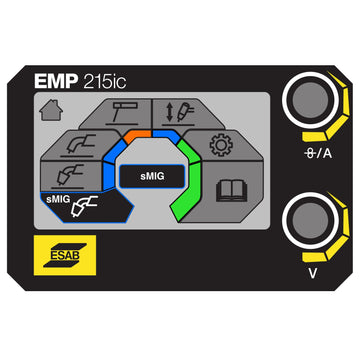 ESAB Rebel EMP 215ic Multiprocess Welder, 3 in 1 Pkg - 0558102240