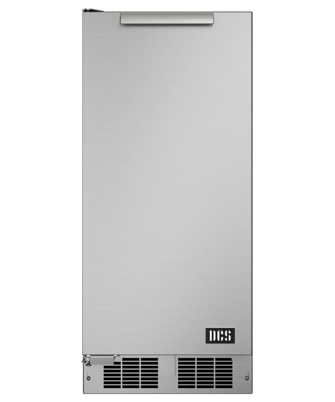 DCS  15" Outdoor Ice Machine, Left Hinge - Stainless Steel (RF15IL3)