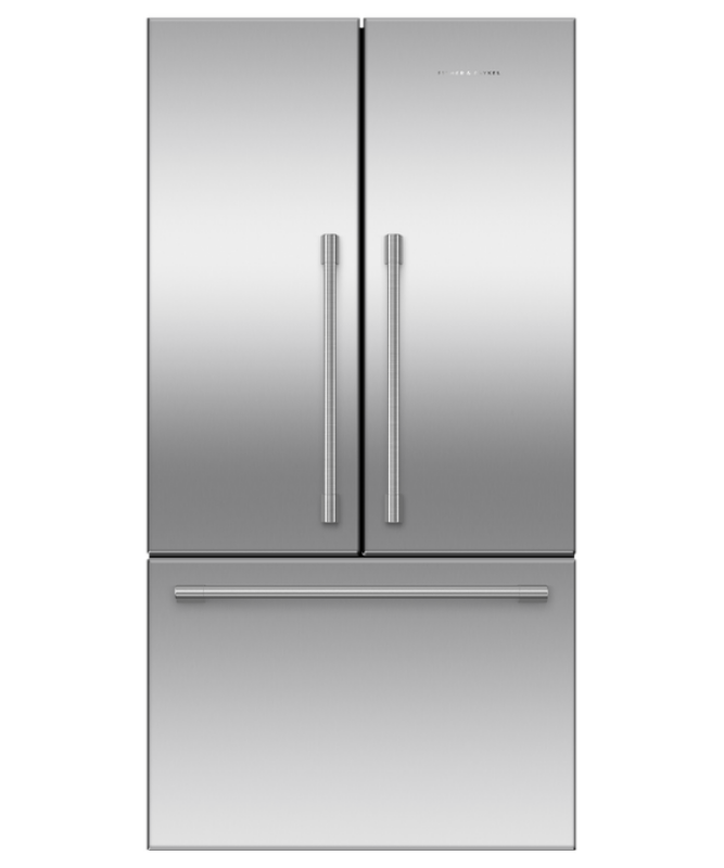 Fisher Paykel  Freestanding French Door Refrigerator Freezer, 36", 20.1 cu ft, Ice - Stainless Steel (RF201AHJSX1)