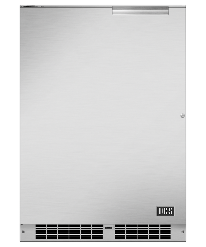 DCS  24" Outdoor Refrigerator, Left Hinge - Stainless Steel (RF24LE4)