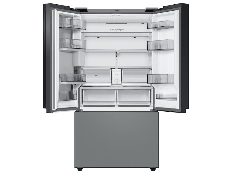 Samsung  Family Hub™ & Beverage Center™ | Dual Ice Maker | 30 cu.ft. - Charcoal Glass and Matte Black Steel (RF30BB69006MAA)