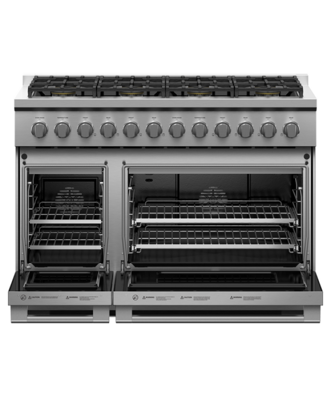Fisher Paykel  Gas Range, 48", 8 Burners, LPG - Stainless Steel (RGV3488L)