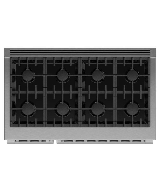 Fisher Paykel  Gas Range, 48", 8 Burners, LPG - Stainless Steel (RGV3488L)