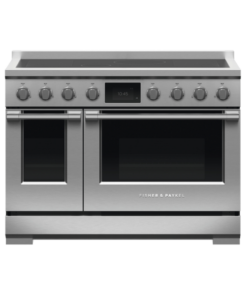 Fisher Paykel  Induction Range, 48", 6 Zones with SmartZone, Self-cleaning - Stainless Steel (RIV3486)