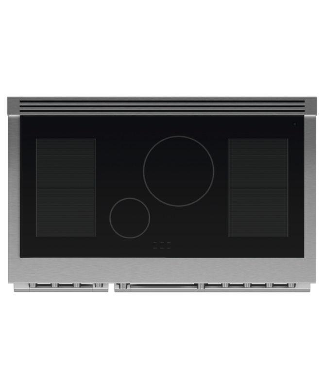 Fisher Paykel  Induction Range, 48", 6 Zones with SmartZone, Self-cleaning - Stainless Steel (RIV3486)
