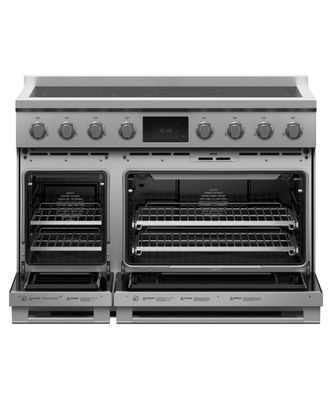 Fisher Paykel  Induction Range, 48", 6 Zones with SmartZone, Self-cleaning - Stainless Steel (RIV3486)