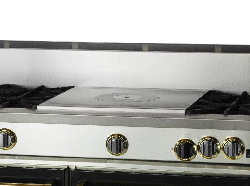 BLUESTAR  48″ Nova (RNB) Series Range with 24″ French Top - Stainless Steel (RNB484FTBV2)