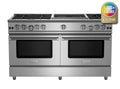BLUESTAR  60″ Nova (RNB) Range with 24″ Charbroiler - Stainless Steel (RNB606CBV2)