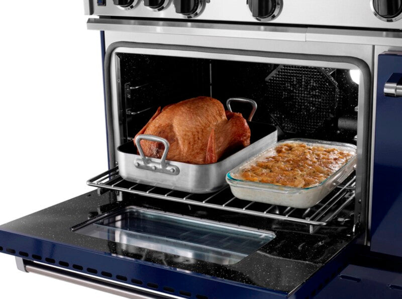 BLUESTAR  60″ Nova (RNB) Series Range with 24″ Griddle - Stainless Steel (RNB606GV2)