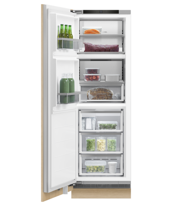 Fisher Paykel  Integrated Triple Zone Freezer, 24", Ice - Other (RS2474F3LJ1)