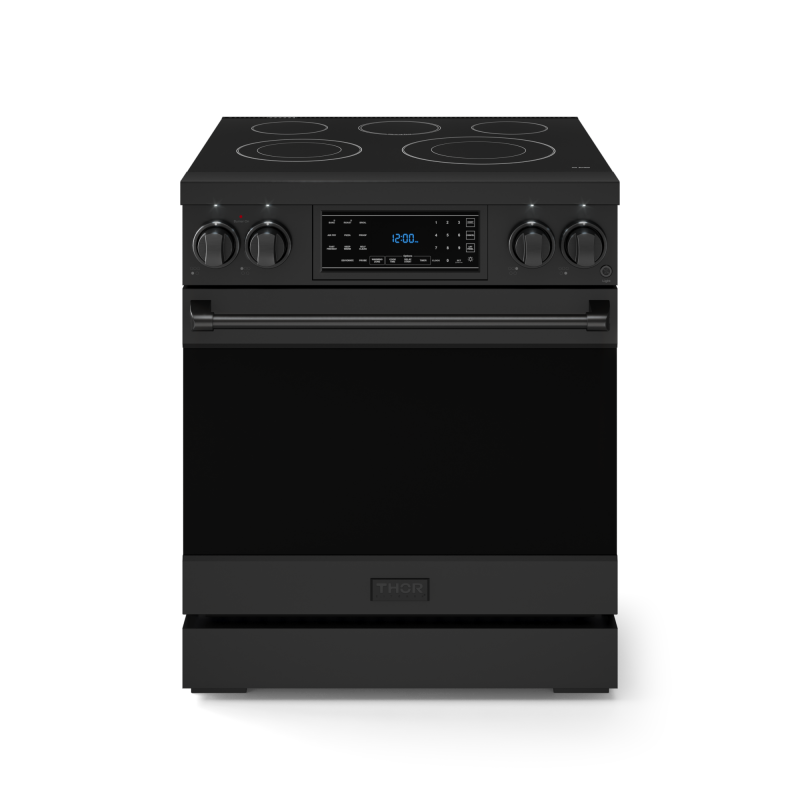 Thor Kitchen  30 Inch Professional Range With Tilt Panel Touch Control Gordon Ramsay Series - Black (RSE30B)