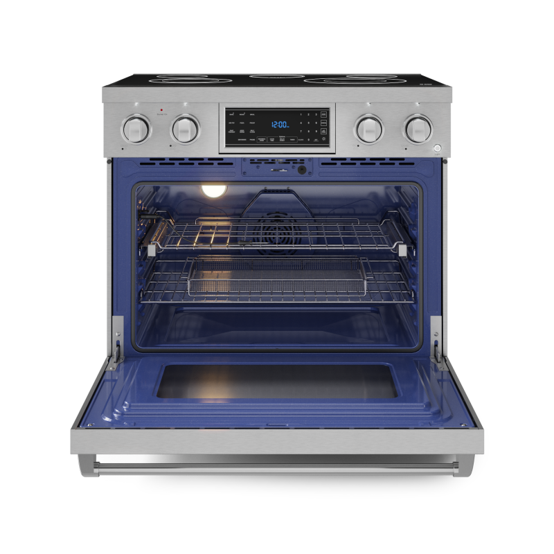 Thor Kitchen  36 Inch Professional Electric Range With Tilt Panel Touch Control In Stainless Steel Gordon Ramsay Series - Stainless Steel (RSE36)