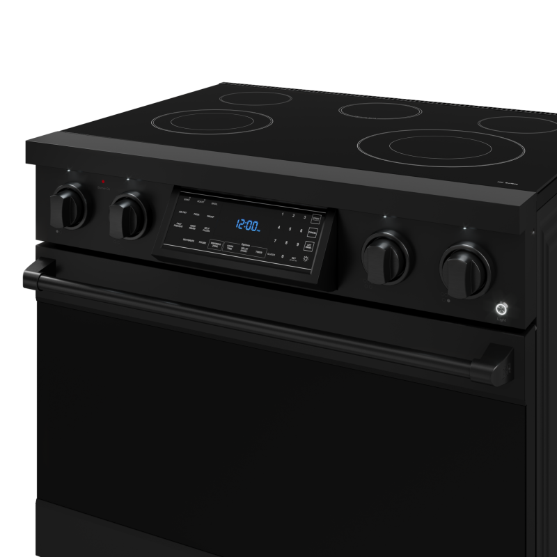 THOR KITCHEN  36 Inch Professional Electric Range With Tilt Panel Touch Control In Black Gordon Ramsay Series - Black (RSE36B)