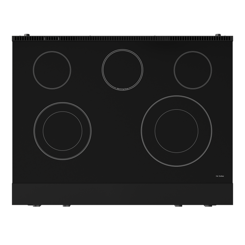 THOR KITCHEN  36 Inch Professional Electric Range With Tilt Panel Touch Control In Black Gordon Ramsay Series - Black (RSE36B)