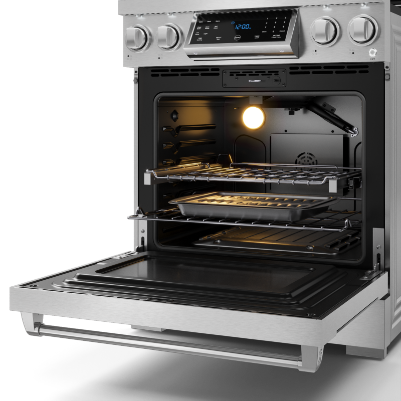 Thor Kitchen  30 Inch Professional Gas Range With Tilt Panel Touch Control In Stainless Steel Gordon Ramsay Series - Stainless Steel (RSG30)