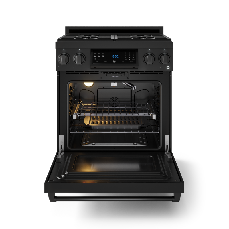 Thor Kitchen  30 Inch Professional Lp Range With Tilt Panel Touch Control In Matte Black Gordon Ramsay Series - Black (RSG30BLP)