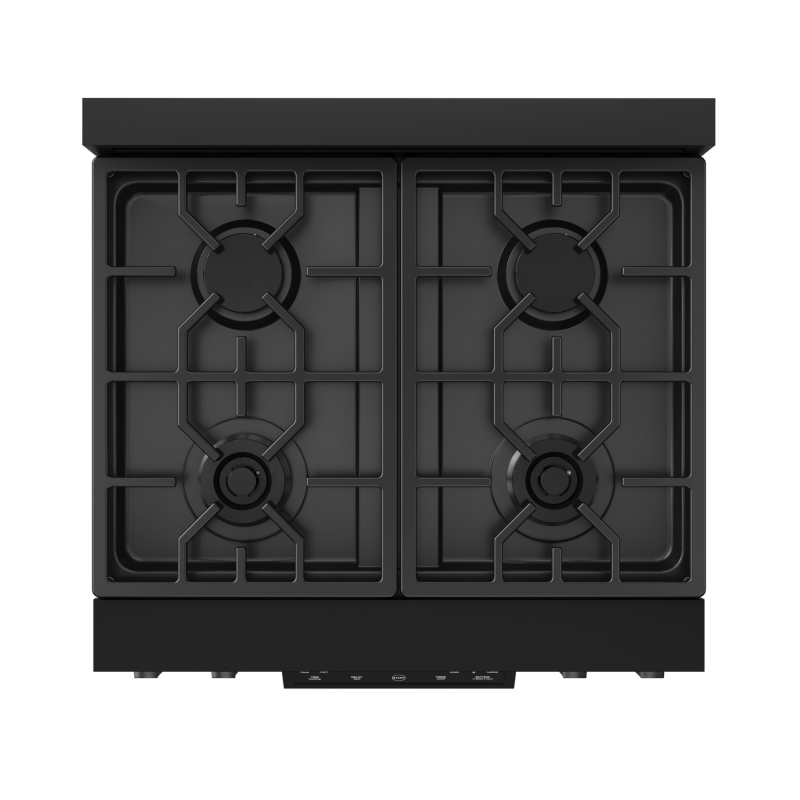 Thor Kitchen  30 Inch Professional Lp Range With Tilt Panel Touch Control In Matte Black Gordon Ramsay Series - Black (RSG30BLP)