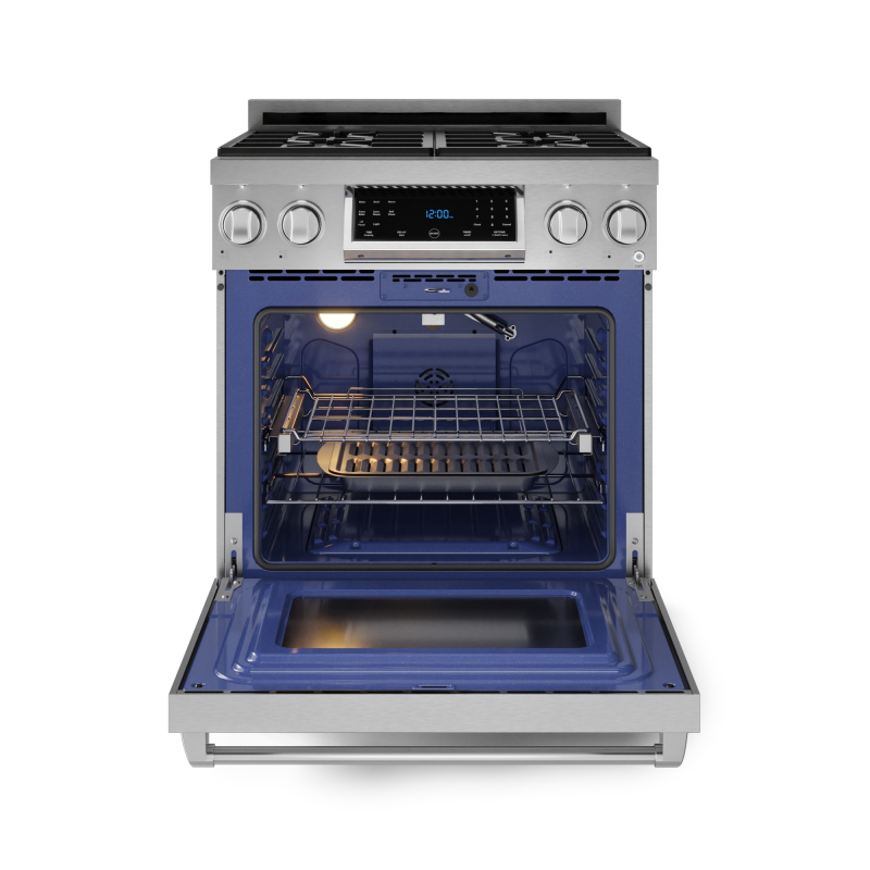 THOR KITCHEN  30 Inch Professional Lp Range With Tilt Panel Touch Control In Stainless Steel Gordon Ramsay Series - Stainless Steel (RSG30LP)
