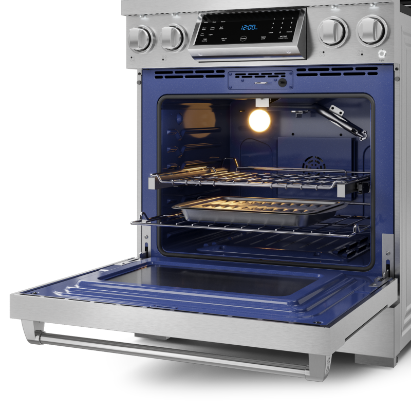 THOR KITCHEN  30 Inch Professional Lp Range With Tilt Panel Touch Control In Stainless Steel Gordon Ramsay Series - Stainless Steel (RSG30LP)