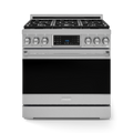 THOR KITCHEN  36 Inch Professional Gas Range With Tilt Panel Touch Control In Stainless Steel Gordon Ramsay Series - Stainless Steel (RSG36)