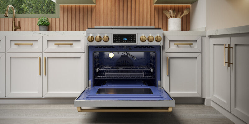 Thor Kitchen  36 Inch Professional Lp Range With Tilt Panel Touch Control In Stainless Steel Gordon Ramsay Series - Stainless Steel (RSG36LP)