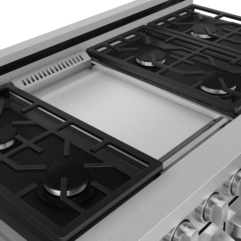 THOR KITCHEN  48 Inch Professional Lp Range With Pro-style Knobs In Stainless Steel Gordon Ramsay Series - Stainless Steel (RSG48ELP)