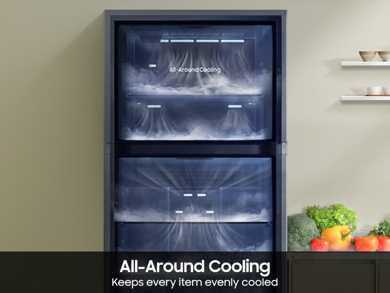 Samsung  All-Around Cooling | Garage Ready | 18 cu.ft. - Stainless Steel (RT70F18LRSRAA)