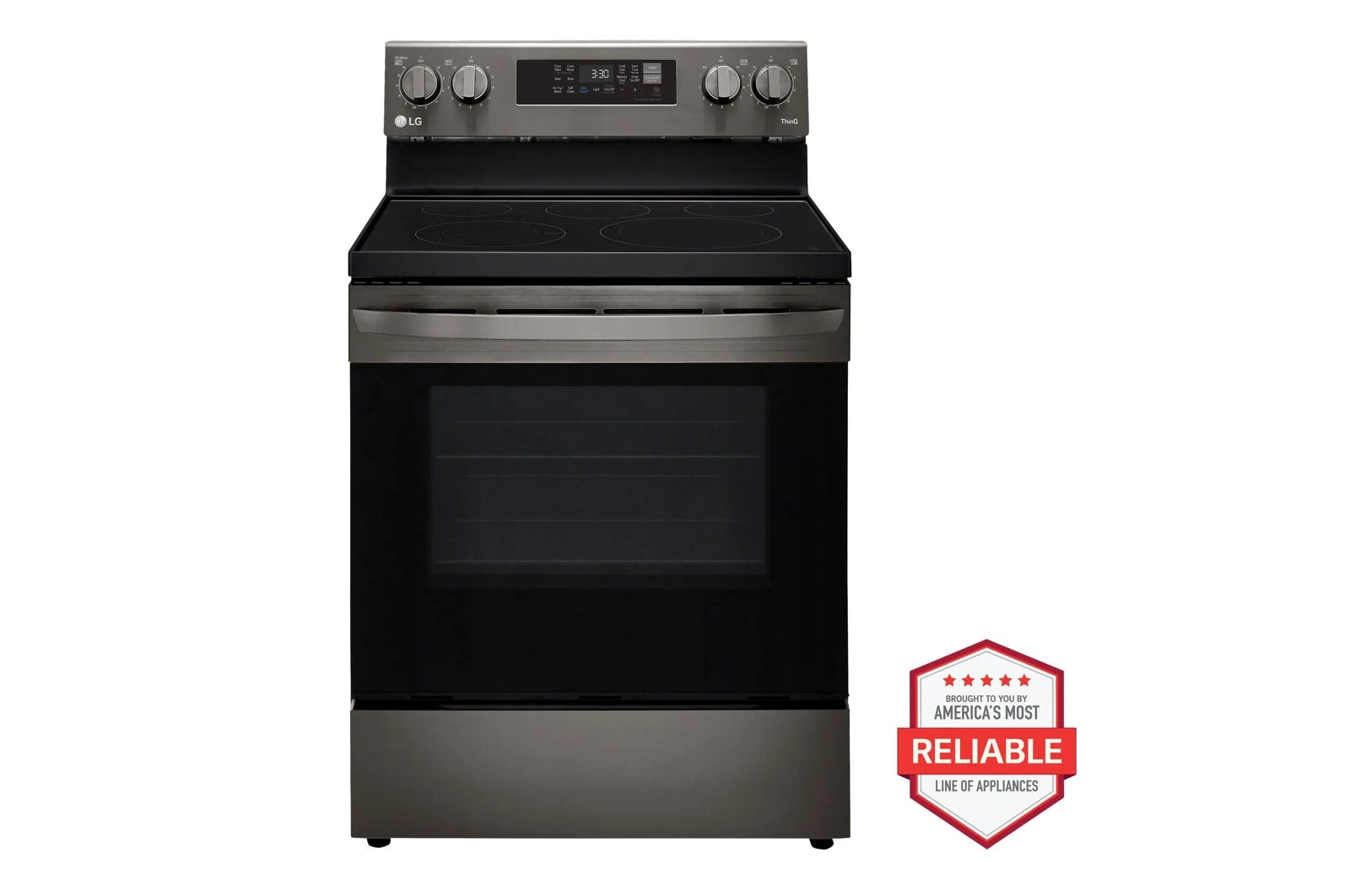 LG 6.3 cu. ft. Smart Wi-Fi Enabled Fan Convection Electric Range with Air Fry & EasyClean®
