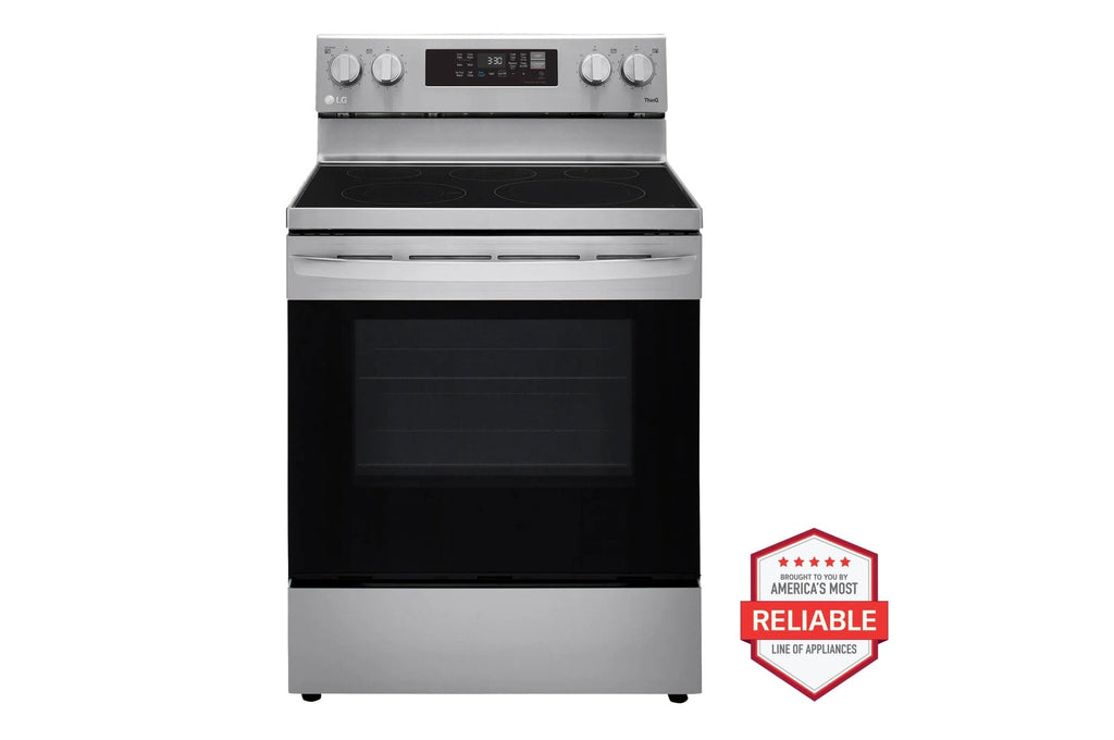 LG 6.3 cu. ft. Smart Wi-Fi Enabled Fan Convection Electric Range with Air Fry & EasyClean®