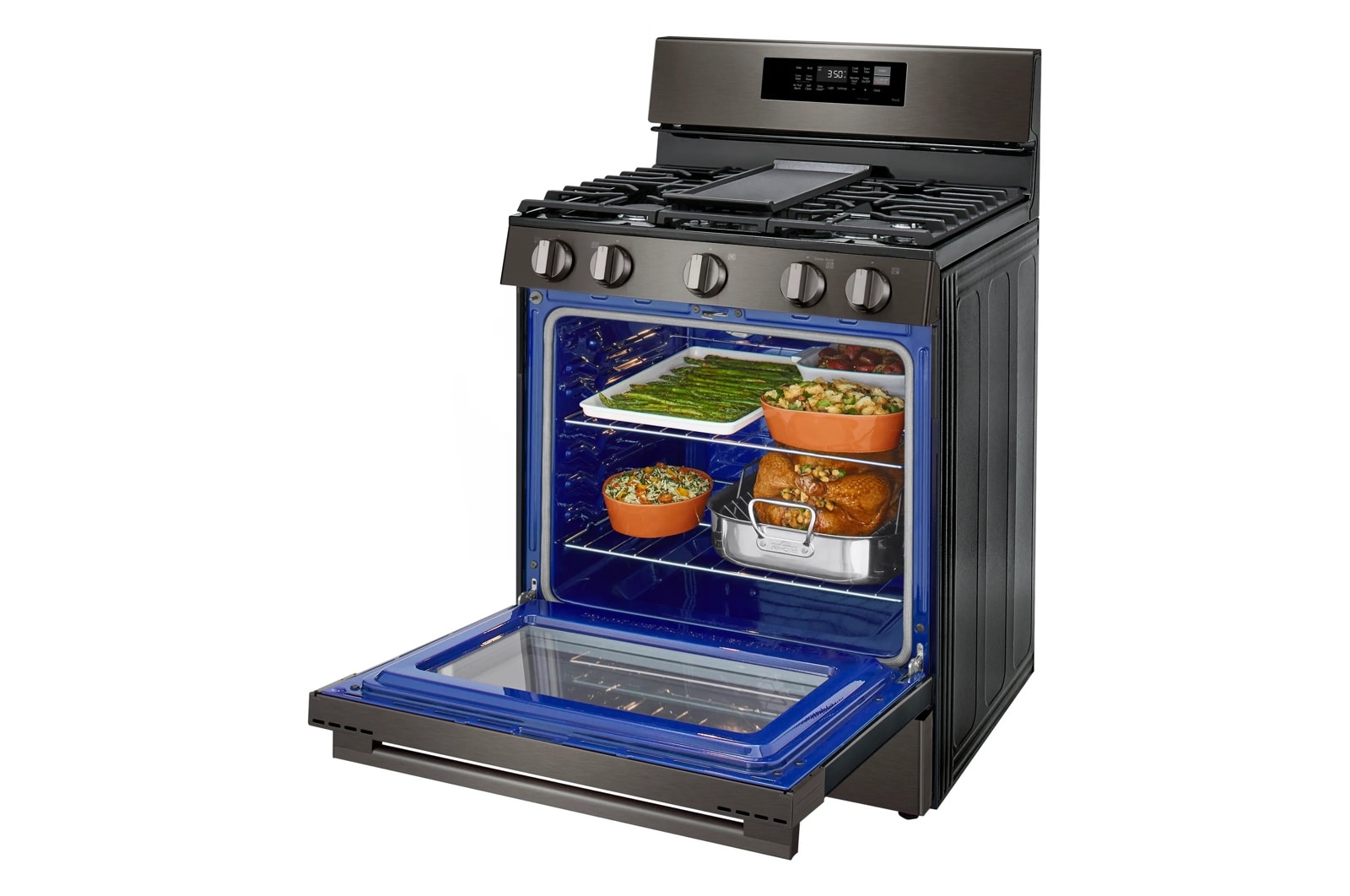 LG 6.3 cu. ft. Smart Wi-Fi Enabled Probake Convection® Gas Range with Air Fry & EasyClean®