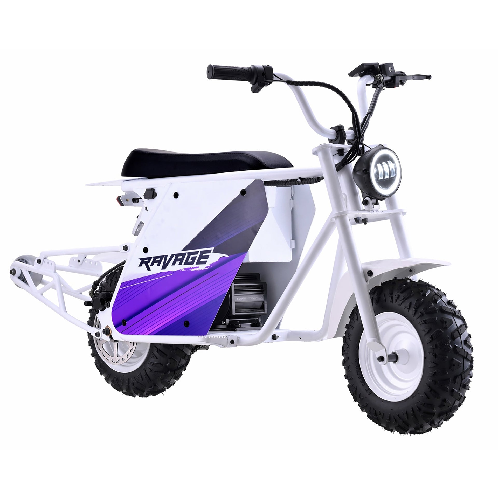 Droyd Ravage Electric Trail Bike 50 Mile Range 35 MPH 48V 3000W New